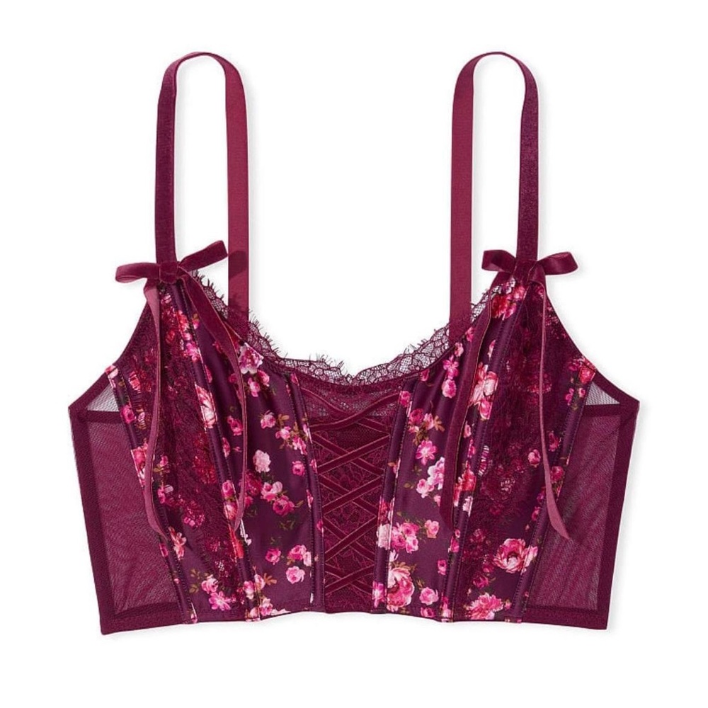 Victoria’s Secret floral print corset